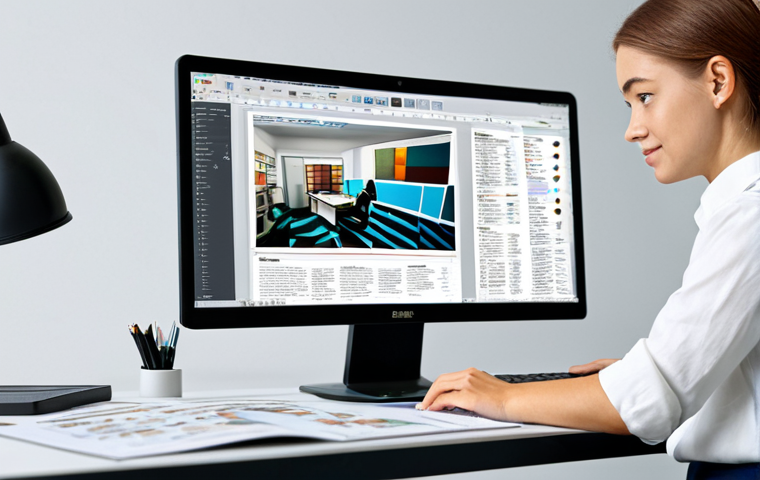 Typography**

"A graphic designer working at a brightly lit desk, surrounded by typography samples and design software on a computer screen. She is wearing a professional, modest blouse and skirt, fully clothed, appropriate attire, safe for work. Focus on the interplay of fonts and text layouts. Perfect anatomy, correct proportions, natural pose, well-formed hands. The image conveys the importance of typography in visual communication. Professional, modest, family-friendly, high quality."

**