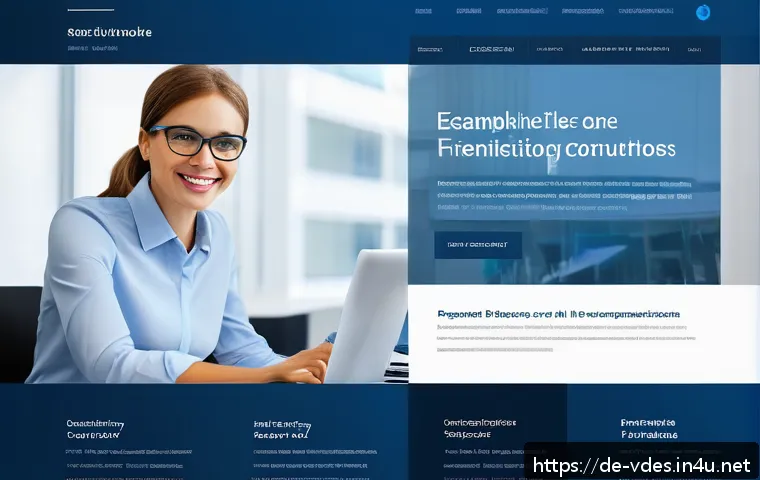 시각디자인과 브랜드 아이덴티티 - A modern German financial services website homepage featuring a clean, responsive layout with a domi...